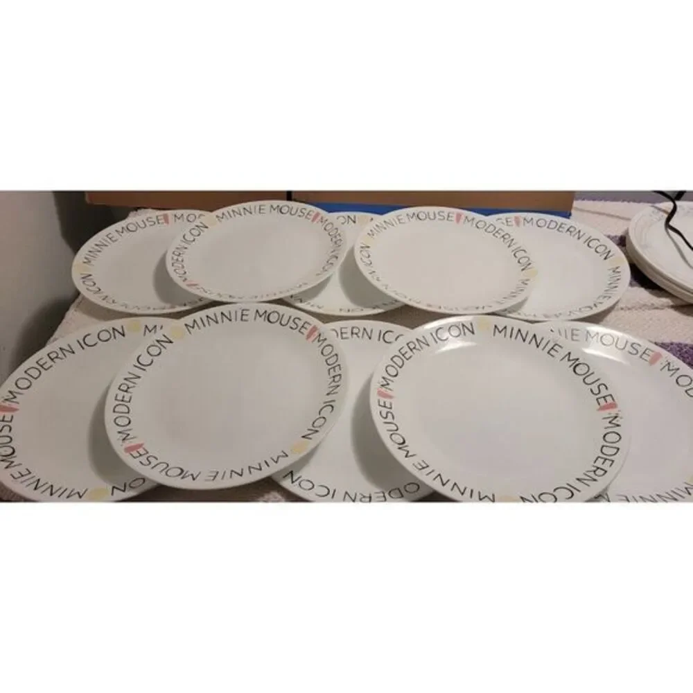 (set of 10 ) Corelle Disney‎ Minnie Mouse plates 6.75